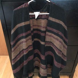 American Eagle Black Poncho